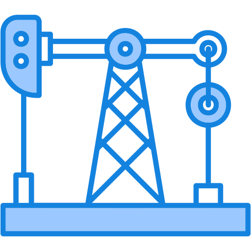 minería de petróleo icono gratis