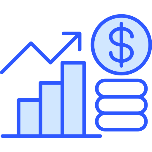 informe financiero icono gratis