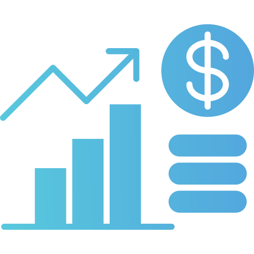 informe financiero icono gratis