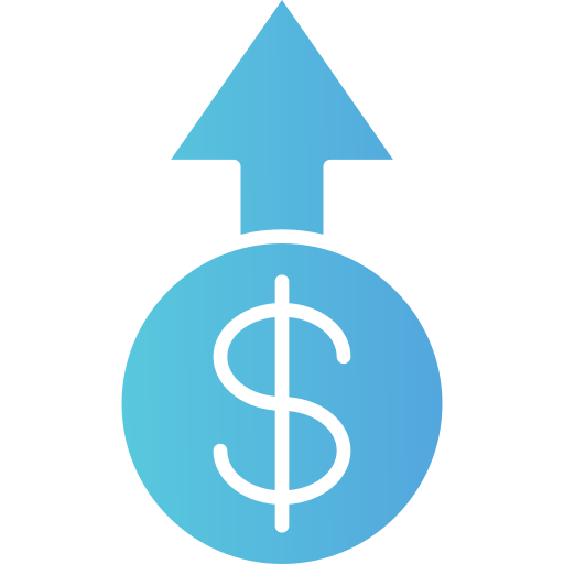 lucro financeiro grátis ícone