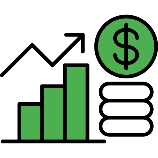 informe financiero icono gratis
