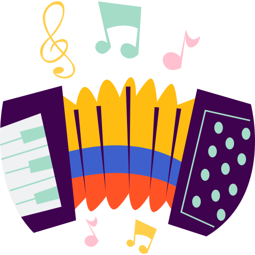 Accordion free sticker Accordion free sticker