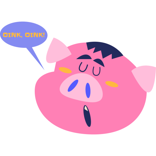 cochon gratuit sticker