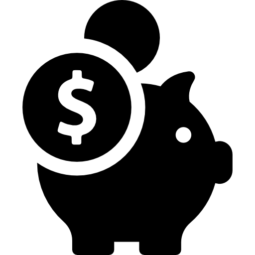 Piggy bank free icon