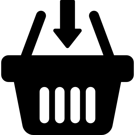 cesta de la compra icono gratis