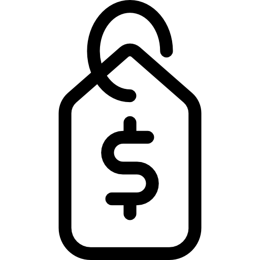 etiqueta de preço grátis ícone