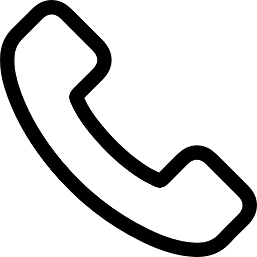 white phone icon transparent background