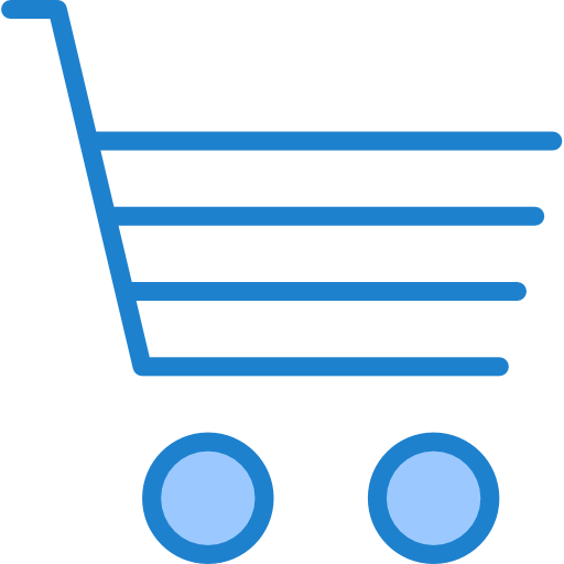 Ecommerce srip Blue icon