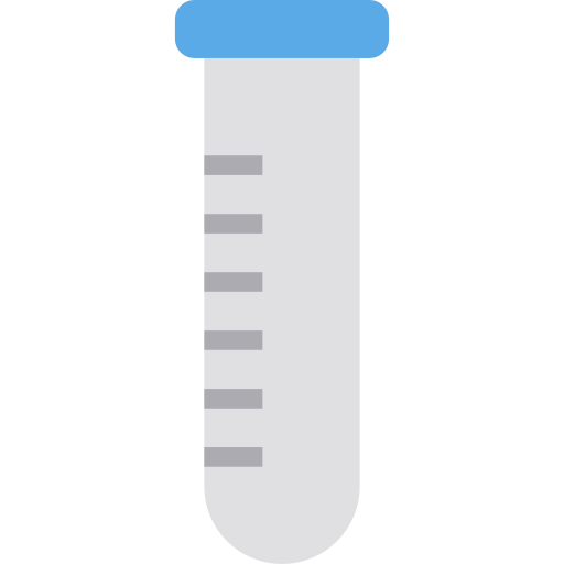 Test tube srip Flat icon