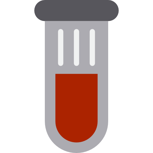 Test Tube Srip Flat Icon