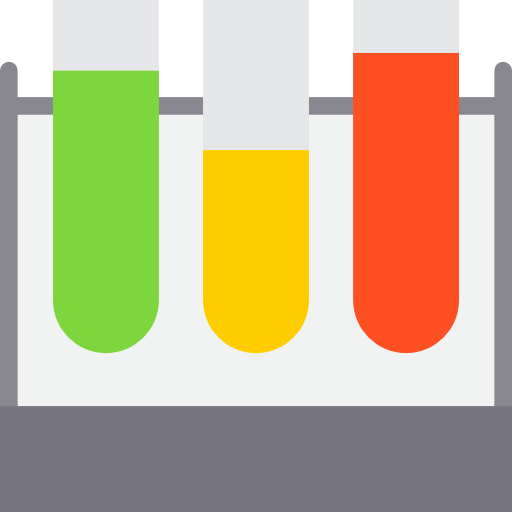 Test tubes free icon
