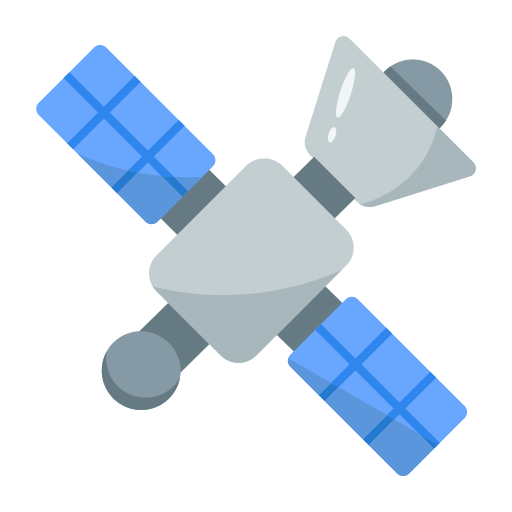 satélite espacial icono gratis