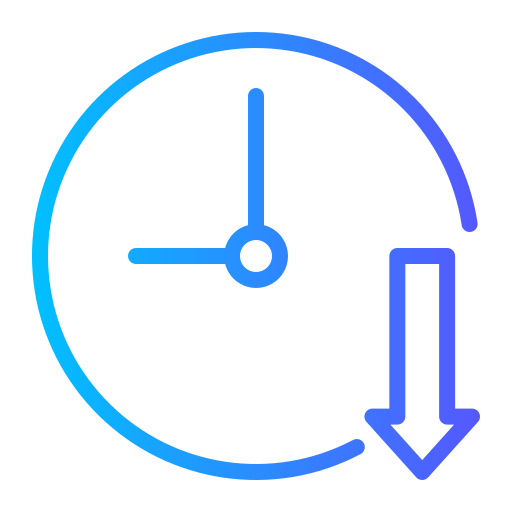 Down time - Free time and date icons