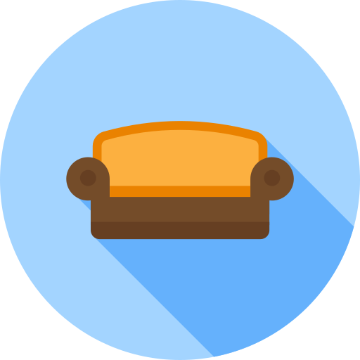 sofa cama icono gratis