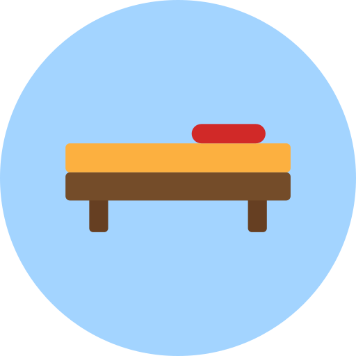 sofa cama icono gratis