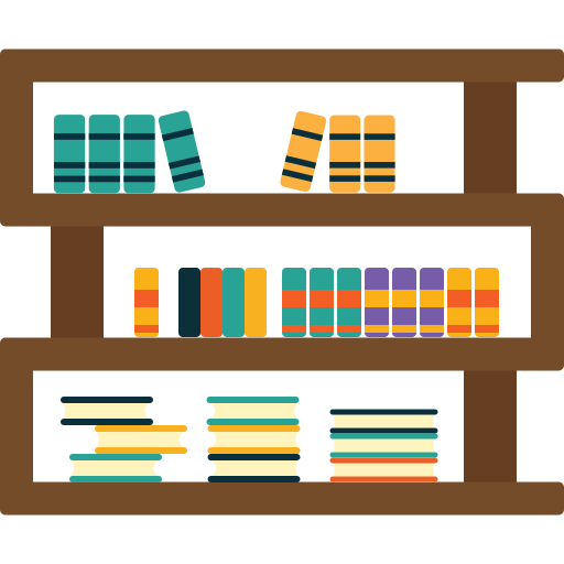 Book shelf free icon Book shelf free icon