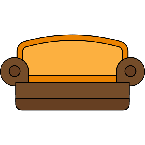 sofa cama icono gratis