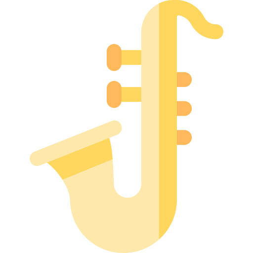 saxofón icono gratis