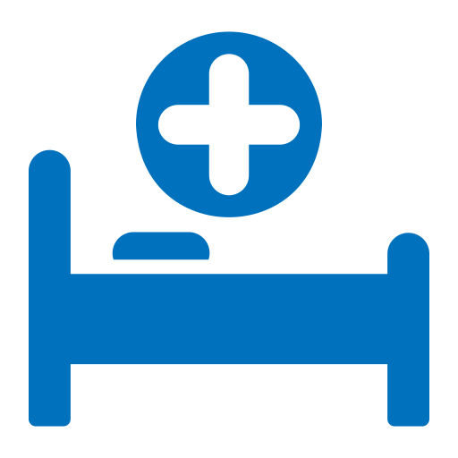 Hospital bed free icon