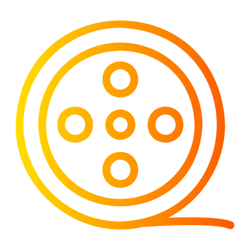 rollo de película icono gratis