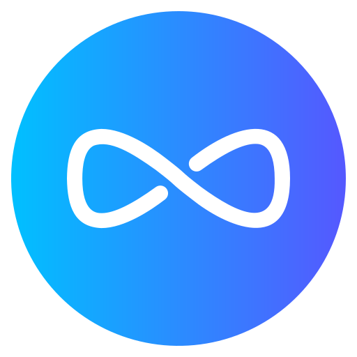 Infinity Generic Gradient Fill Icon