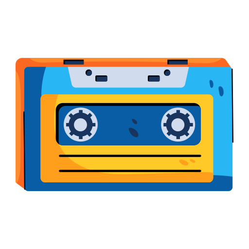 Cassette Stickers - Free electronics Stickers