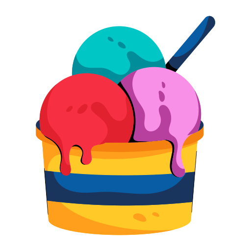 Ice cream Stickers - Free food Stickers