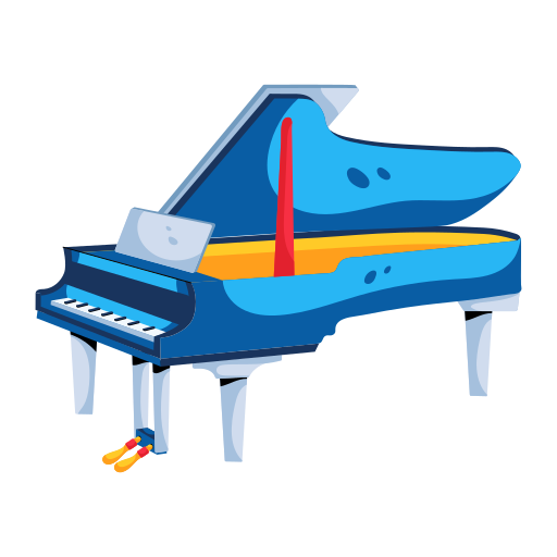Pianoforte free sticker Pianoforte free sticker