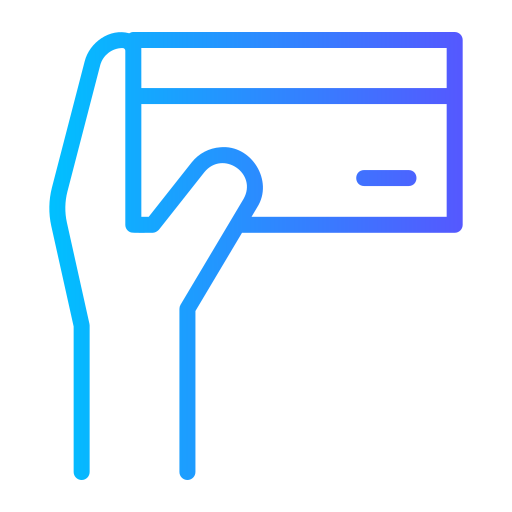 Credit card Generic gradient outline icon