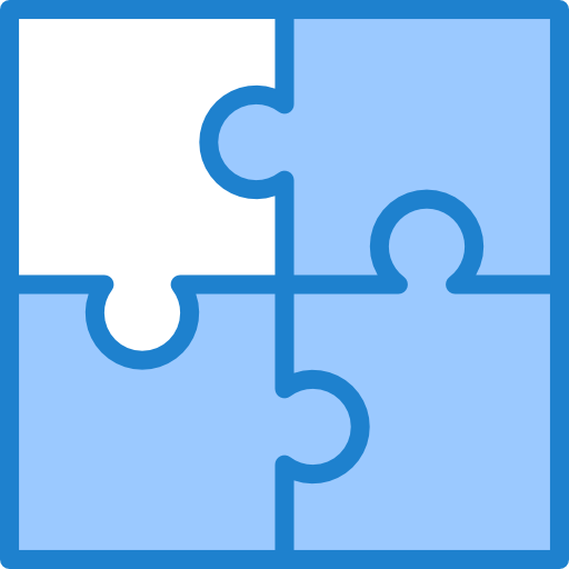 Puzzle srip Blue icon