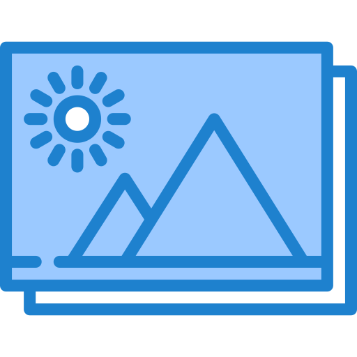 Gallery srip Blue icon