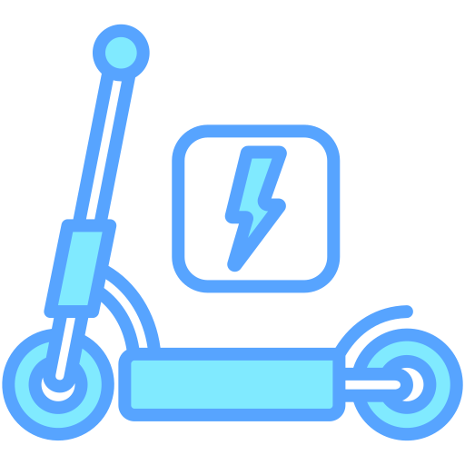 scooter electrico icono gratis