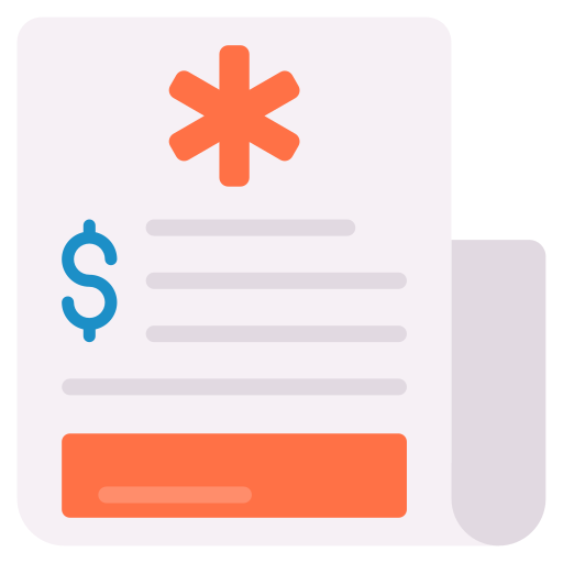 청구서 무료 아이콘