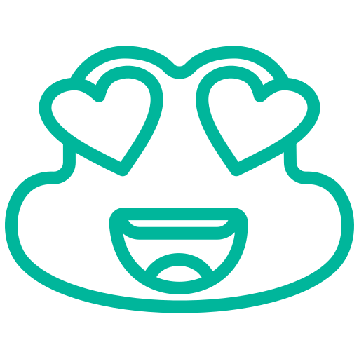 ojos del corazón icono gratis