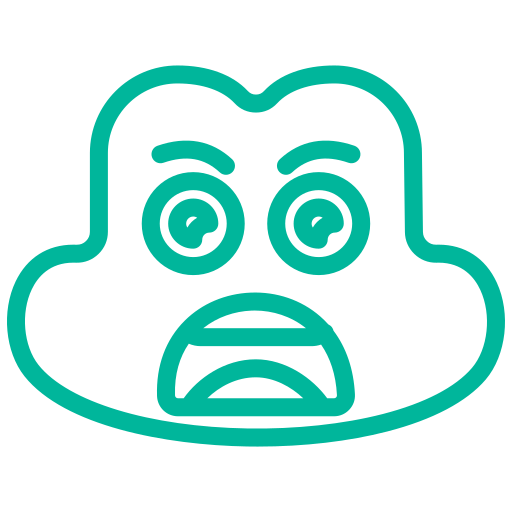 Angry face Generic color outline icon