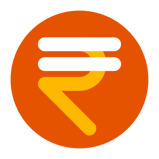 Rupee Generic color fill icon