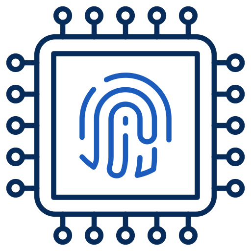 huella dactilar icono gratis