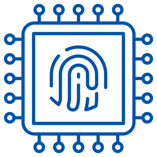 huella dactilar icono gratis