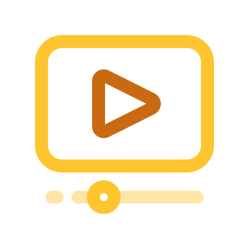 reproductor de video icono gratis