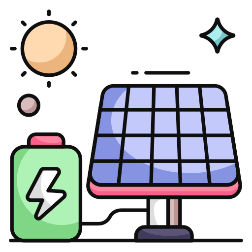 panel solar icono gratis