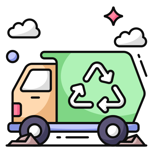 Recycle truck Generic color lineal-color icon