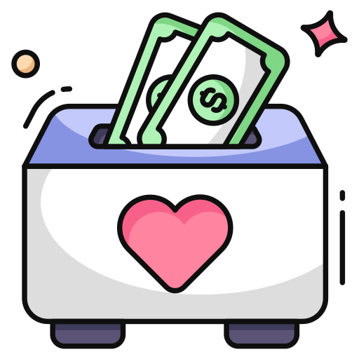 기부 무료 아이콘