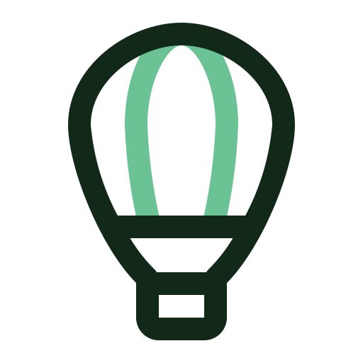 balão de ar quente grátis ícone