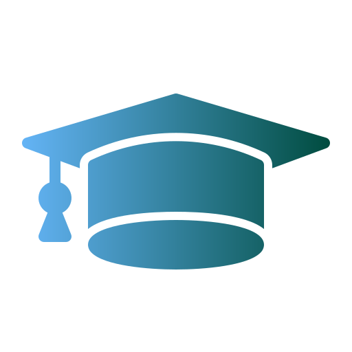 Mortarboard Generic gradient fill icon