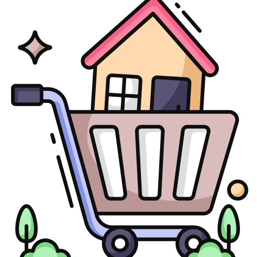 compras desde casa icono gratis