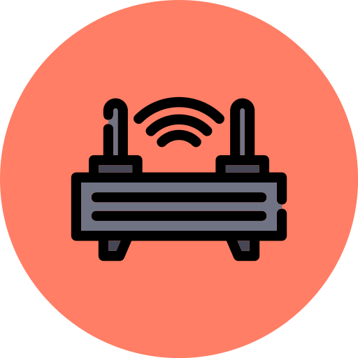 router inalámbrico icono gratis