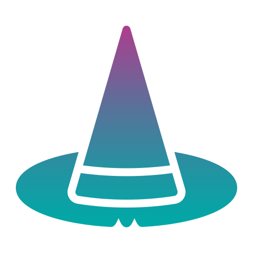 sombrero de bruja icono gratis