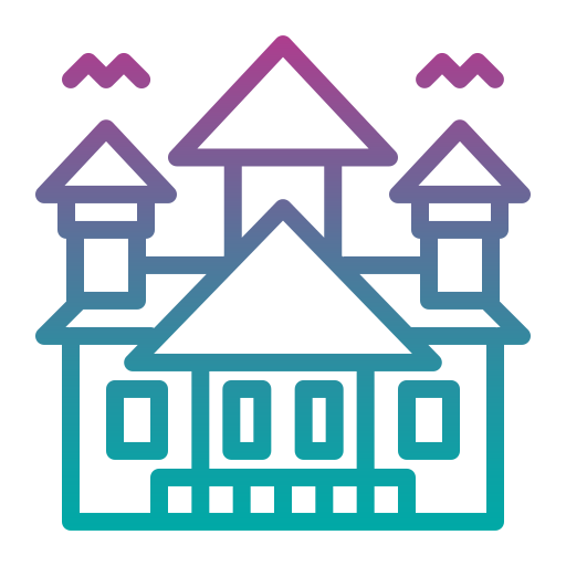 casa embrujada icono gratis