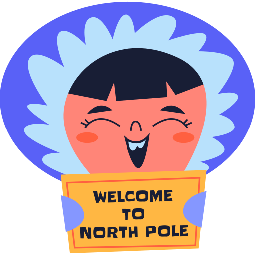 North pole Stickers - Free people Stickers