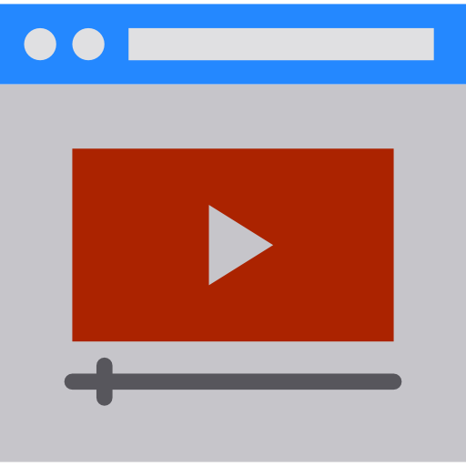 reproductor de video icono gratis